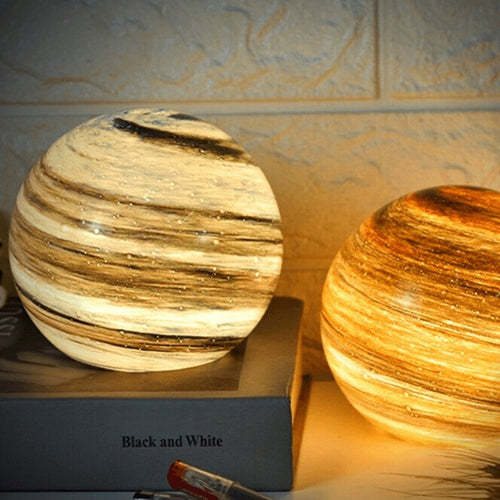 Glass Moon Lamp Luvikno