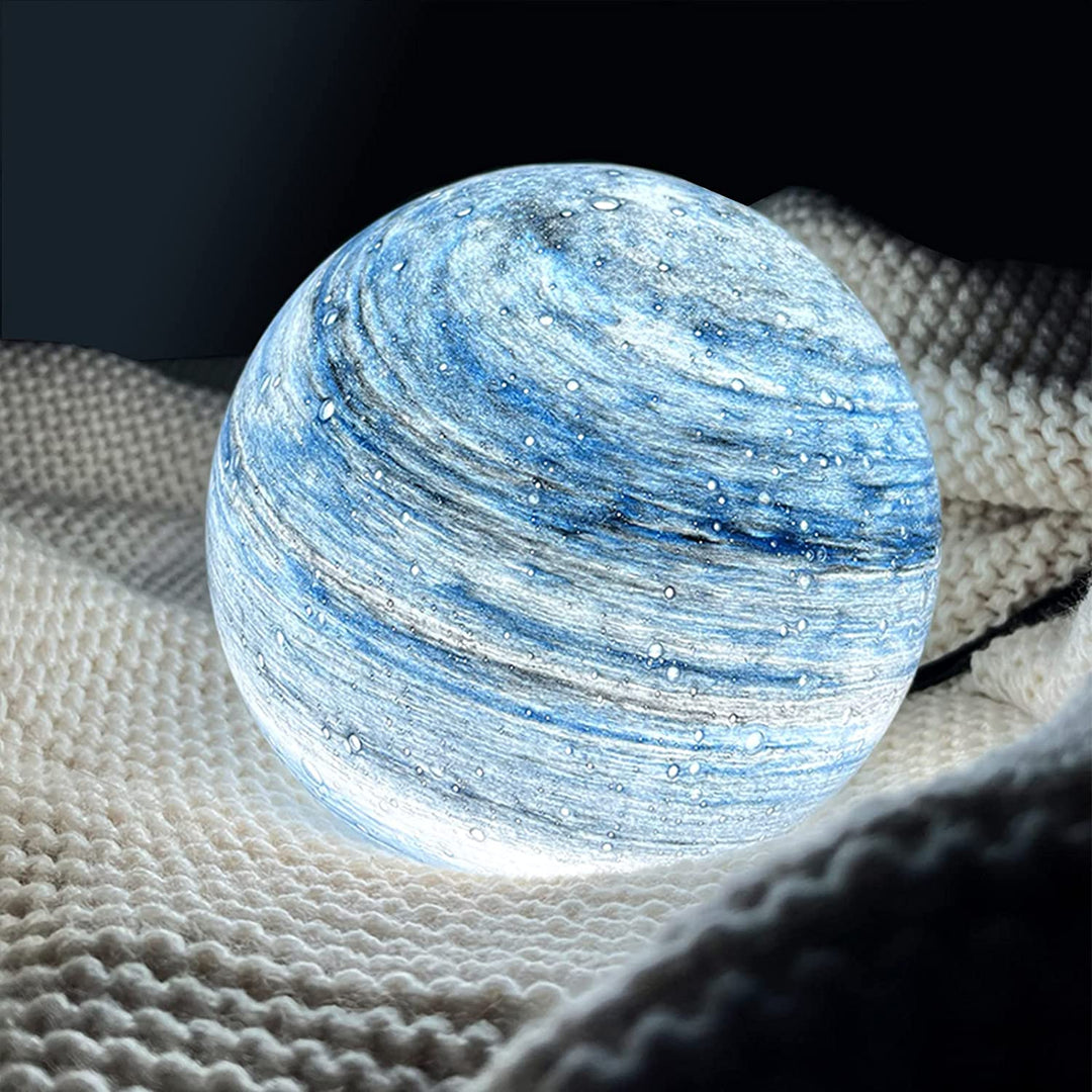 Glass Moon Lamp Luvikno
