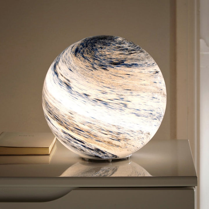 Glass Moon Lamp Luvikno