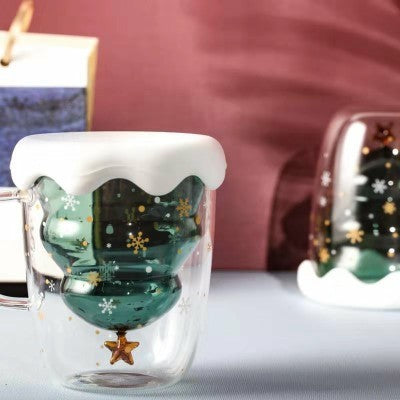 Glasskrus Dobbelveggs Glasskrus Bjørn Dyr Dobbel Lag Glasskrus | Luvikno