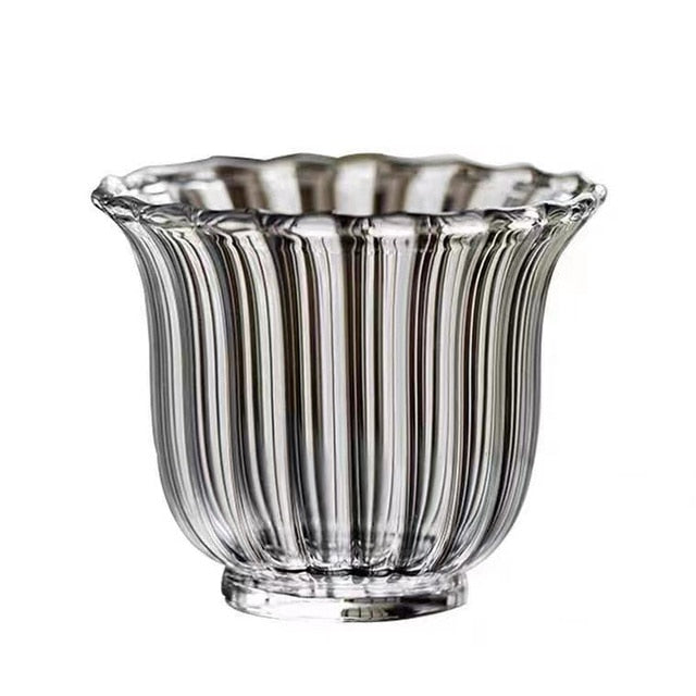Glass Pot Filter Trebruk Håndtak Te Seremoni Transparent Tevare Sett | Luvikno