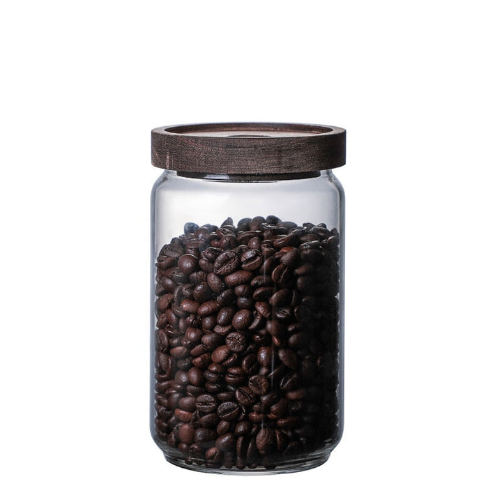 Glasforseglet Krukke Kaffe Bønne Oppbevaringstank Korn Oppbevaringstank Te Krukke | Luvikno