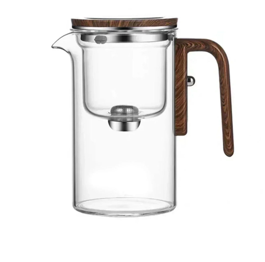 TheePuur Glassfera – Glass Teapot med løs filter for varm og kald te | Luvikno