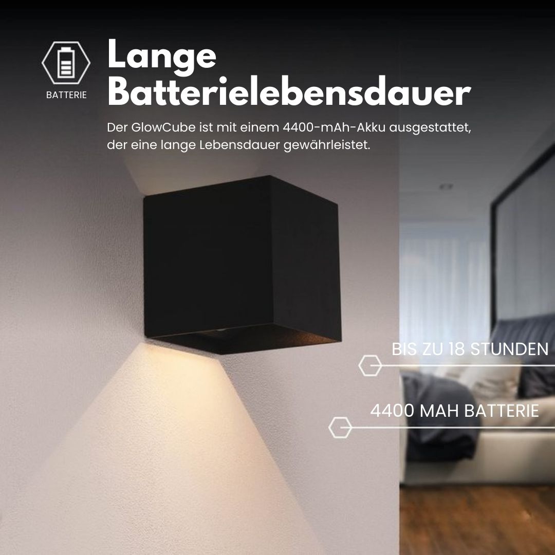Cubic Ledningsfri Bevegelsessensor Vegglys | Luvikno