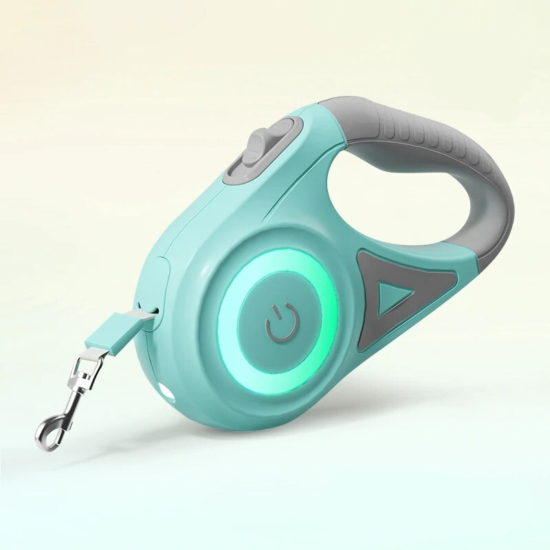 GlowGuard Lysende Hundeleash med Lommelykt Luvikno