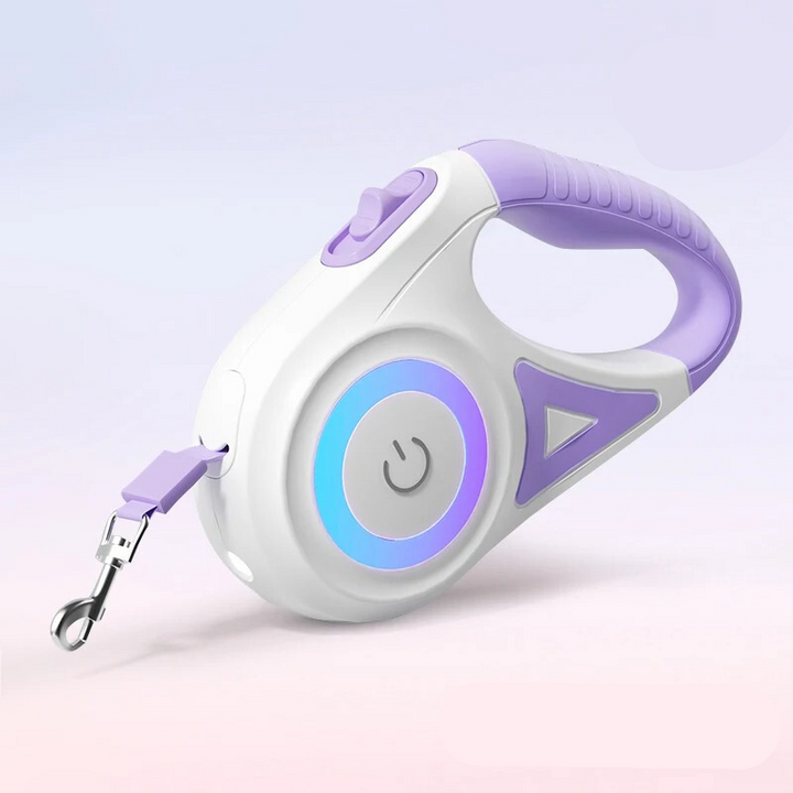 GlowGuard Lysende Hundeleash med Lommelykt Luvikno