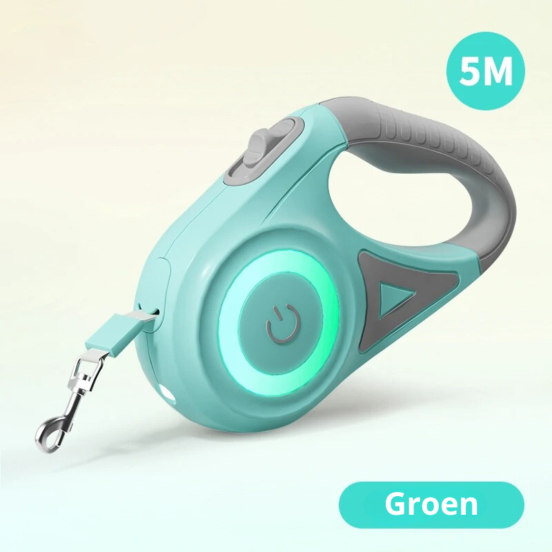 GlowGuard Lyskabel Hundesele med Lommelykt Luvikno