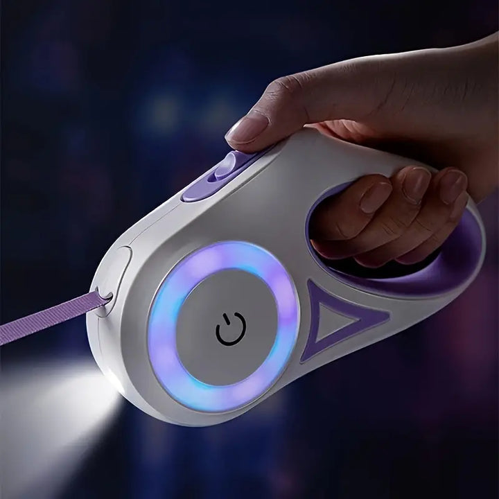GlowGuard Lyskabel Hundesele med Lommelykt Luvikno