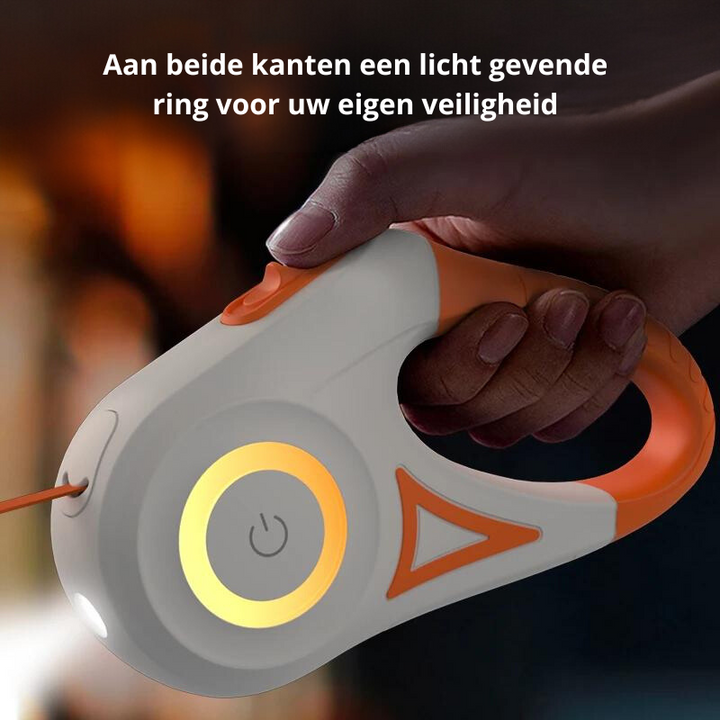GlowGuard Lyskabel Hundesele med Lommelykt Luvikno