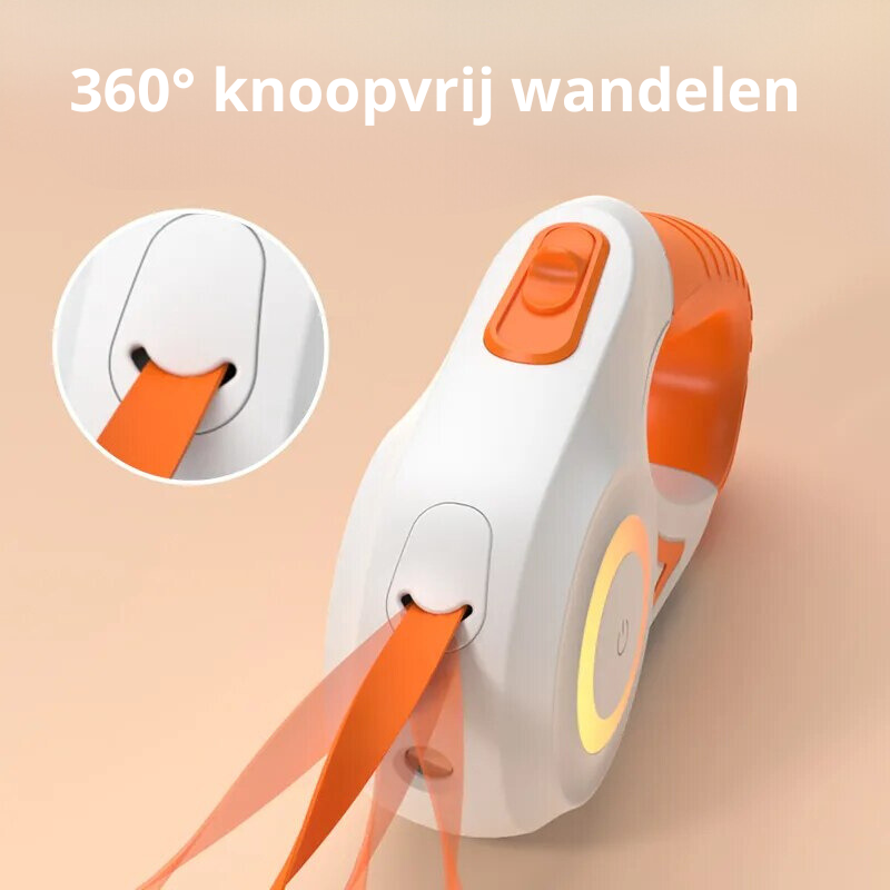 GlowGuard Lyskabel Hundesele med Lommelykt Luvikno