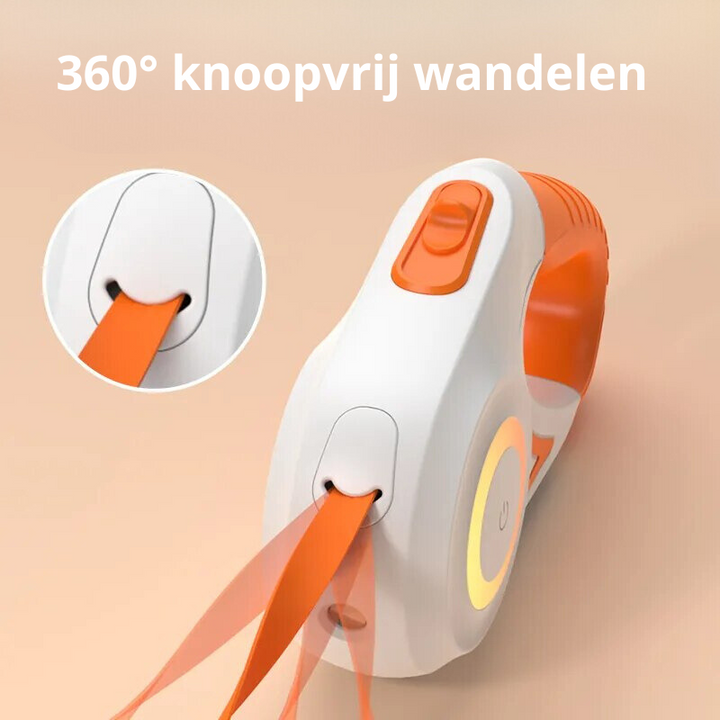 GlowGuard Lyskabel Hundesele med Lommelykt Luvikno