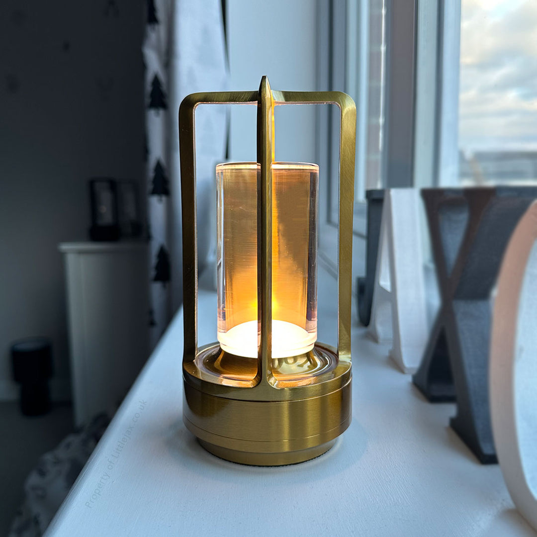 Trådløs vintage lantern bordlampe | Luvikno