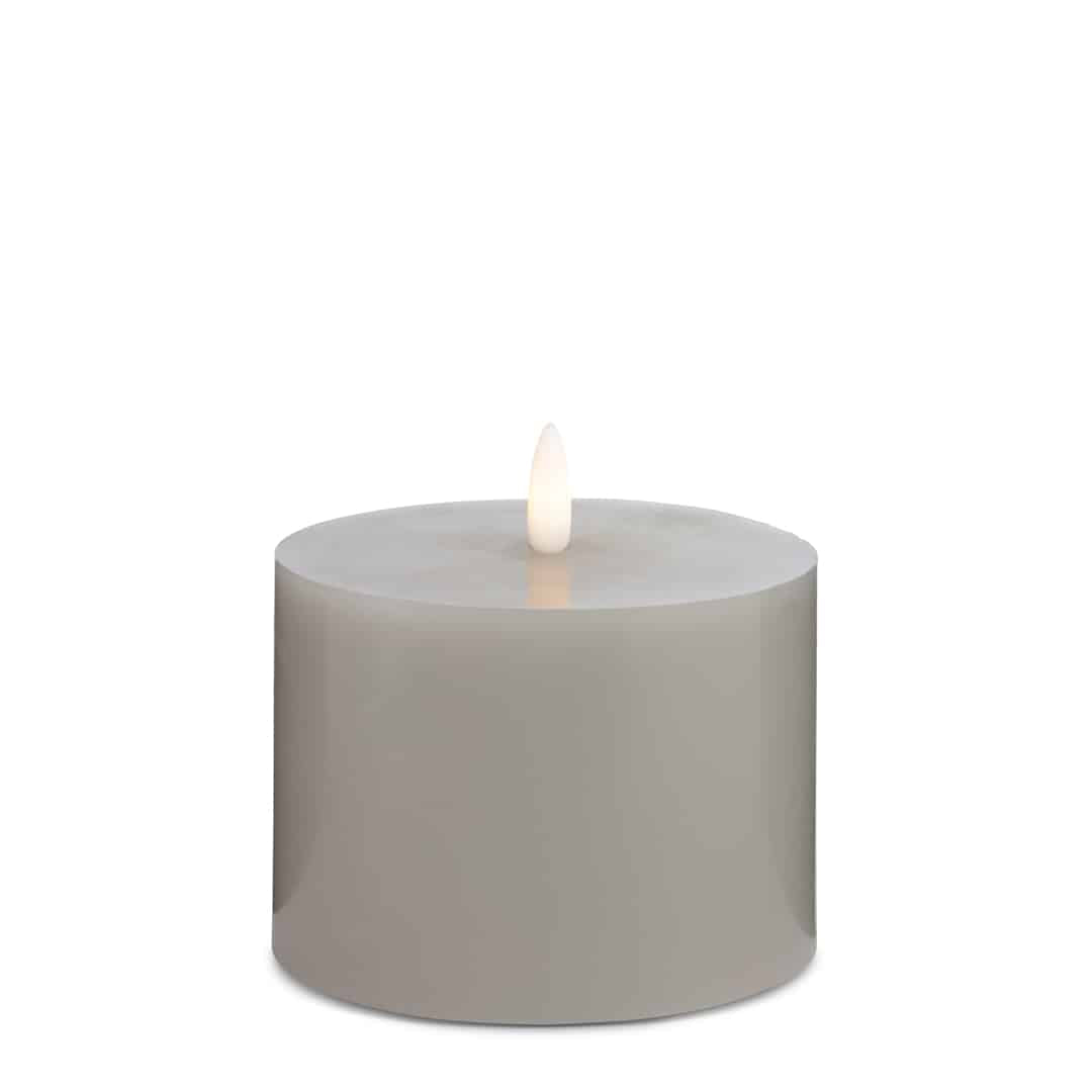 LED lysestake (1 stk) med realistisk 3D flamme 10 x 10 cm | Luvikno