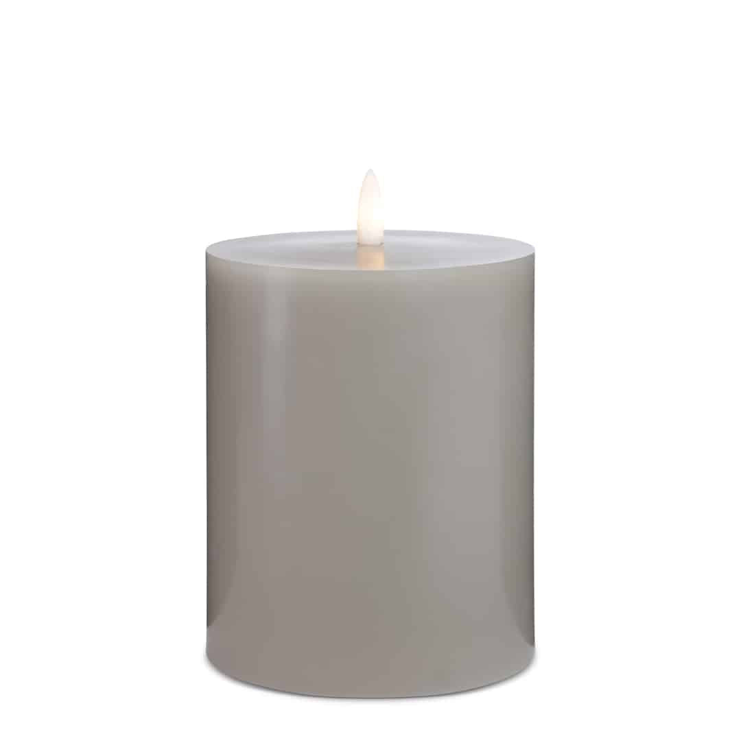 LED lysestake (1 stk) med realistisk 3D flamme 10 x 15 cm | Luvikno