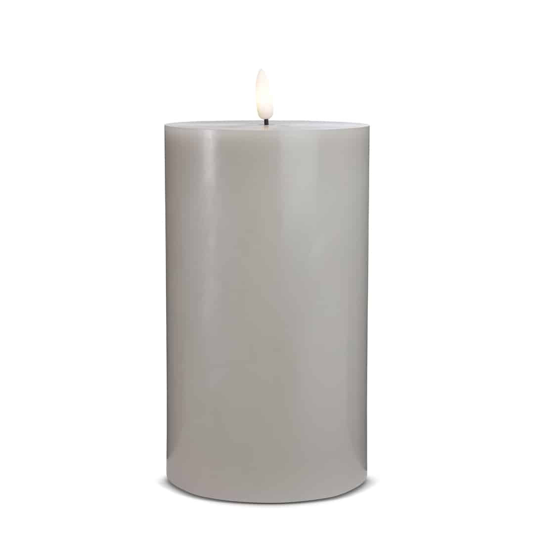 LED Lys (1 stk) med realistisk 3D-flamme 10 x 20 cm | Luvikno