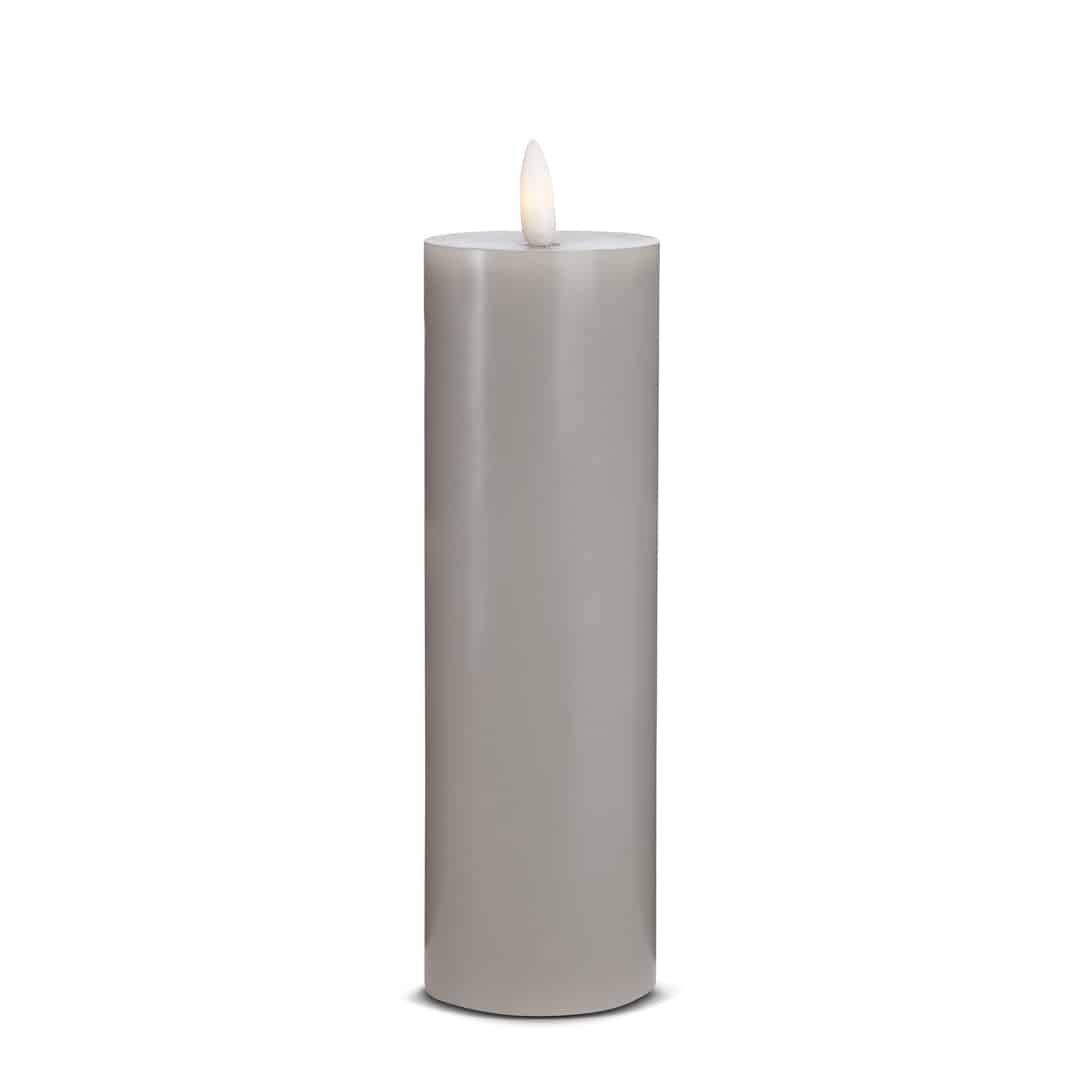LED Lys (1 stk) med realistisk 3D-flamme 5 x 20 cm | Luvikno