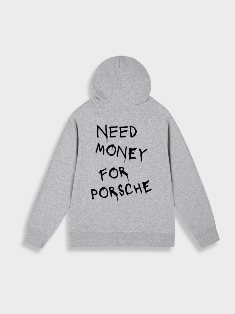 Luvik | Tarvitsen rahaa Porsche huppari Unisex