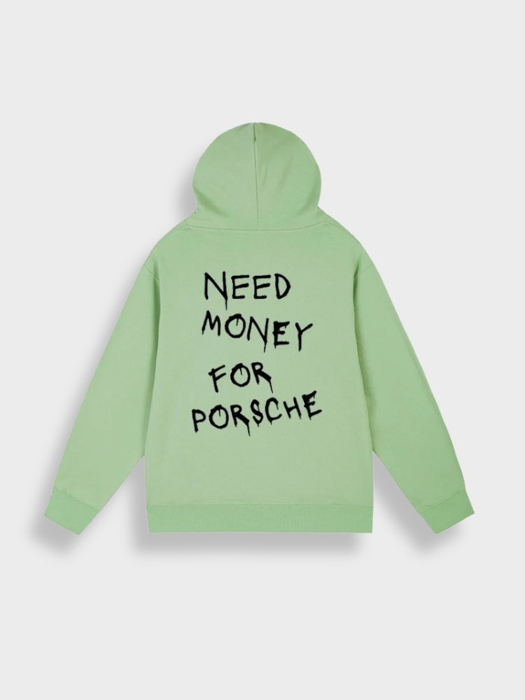 Luvik | Tarvitsen rahaa Porsche huppari Unisex