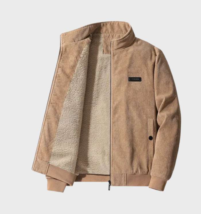 Luvik | Veste de loisirs en corduroy avec doublure en polaire