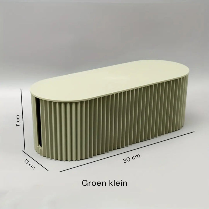 Luvikno | Ordoca Kabelboks Skrivebordsorganisator | Kabelhåndtering & Lagring | Hvit | 30x11x13 cm