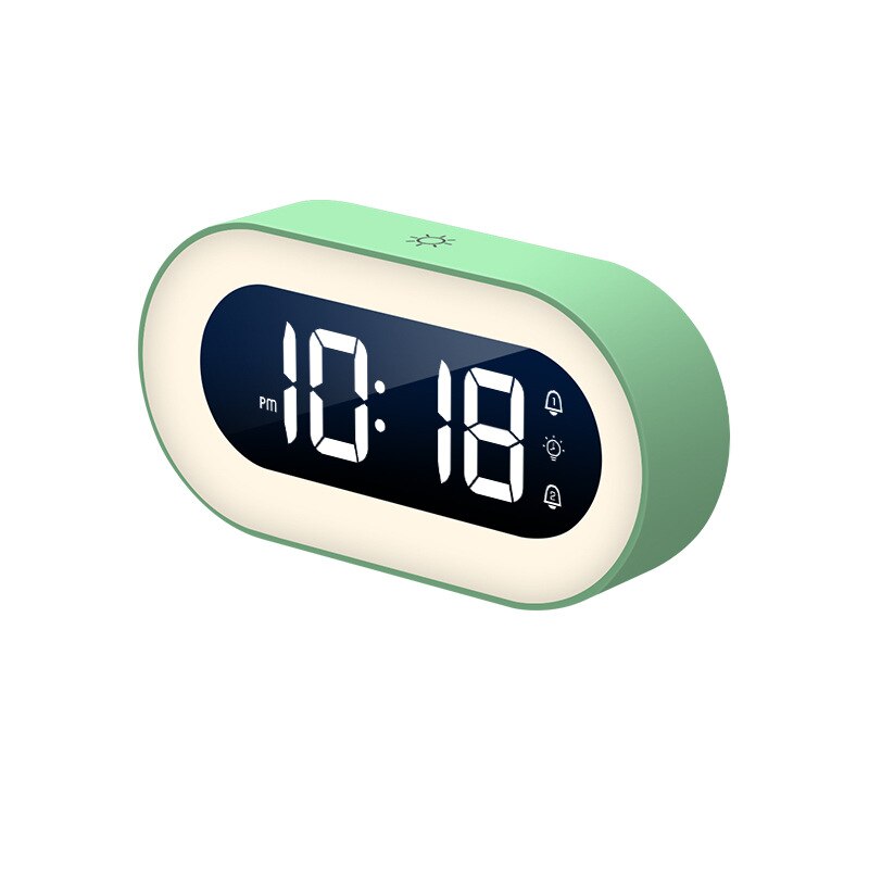 Luvikno | Digital vekkerklokke med nattlys - Lumino