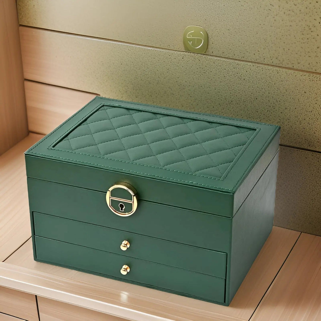 Luvikno | EleganceBox Luksus Smykkeskrin – Flere Oppbevaringsbokser for Smykker