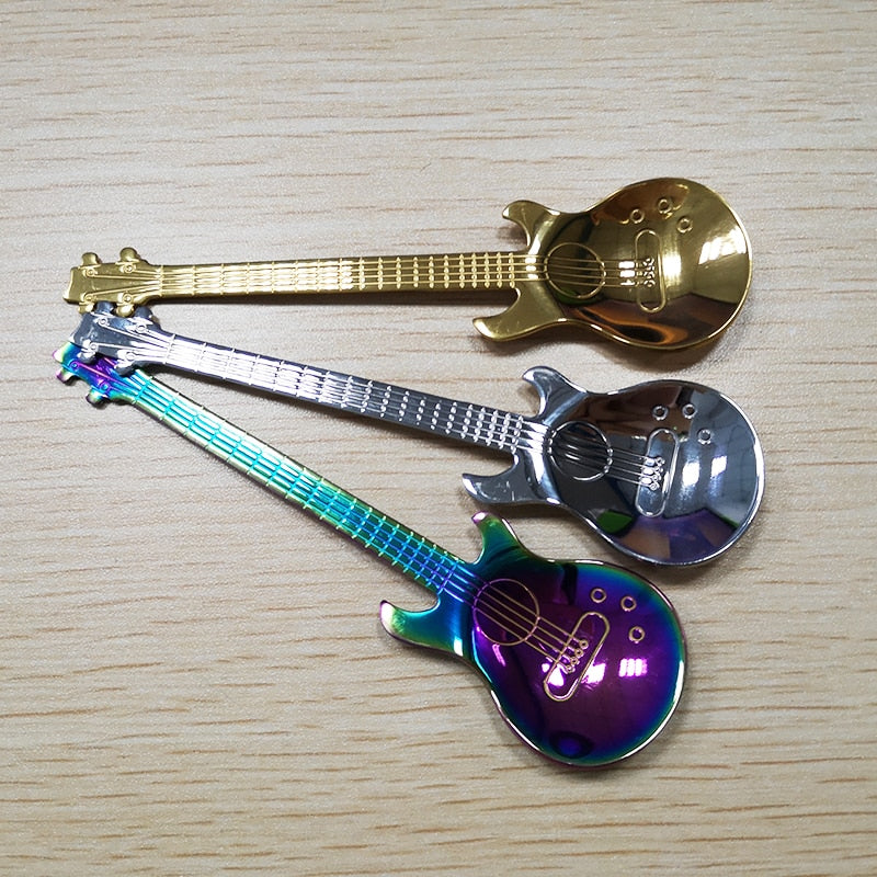Guitar Formed Coffee Spoon | Luvikno
