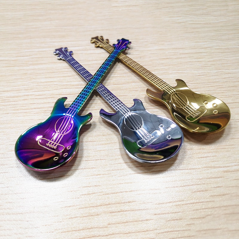 Guitar Formed Coffee Spoon | Luvikno