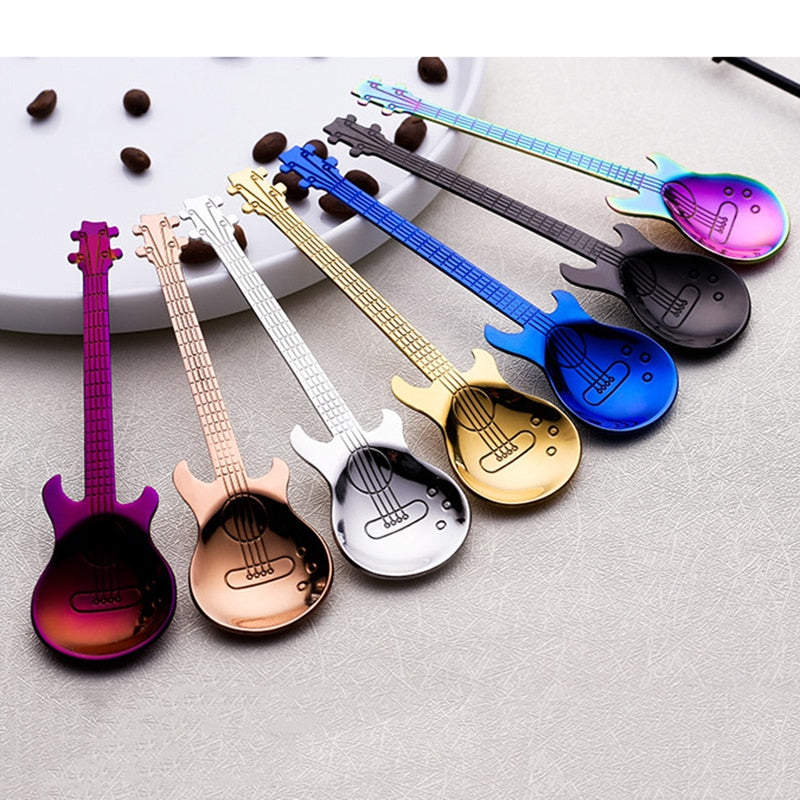 Guitar Formed Coffee Spoon | Luvikno