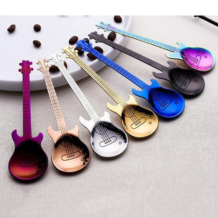 Guitar Formed Coffee Spoon | Luvikno
