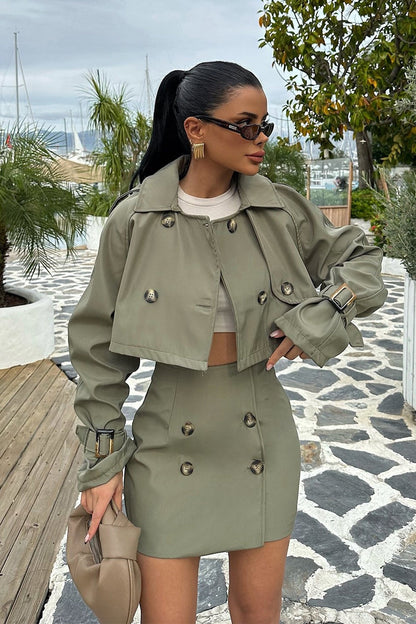 Luvik | Napitusyksityiskohta Lyhennetty Takki & Minihame-setti