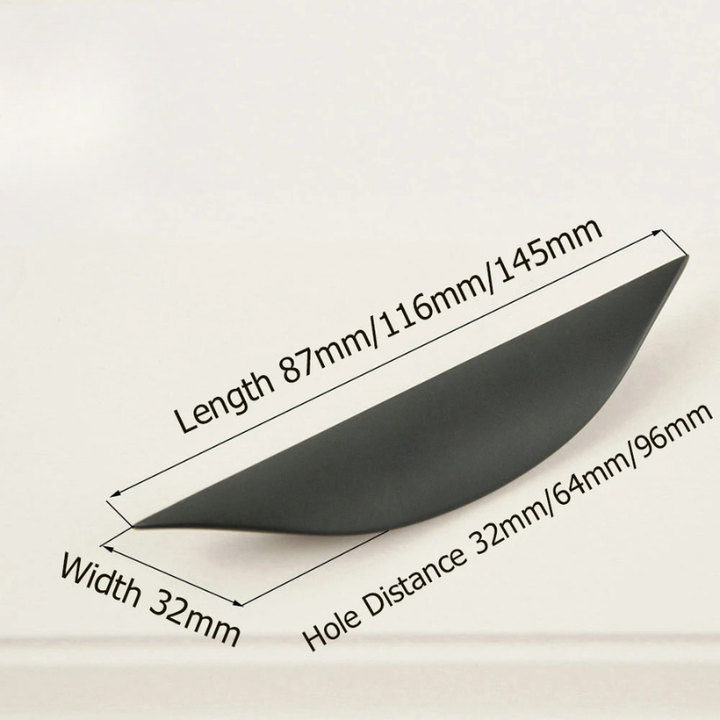 Halvmåne Kjøkken Dør Håndtak Skap Håndtak og Skuffeknotter | Luvikno