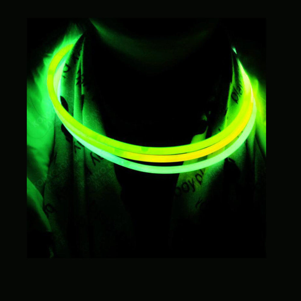 Glow Necklace Tri-color (50 pieces), 5 x 580 mm | Luvikno
