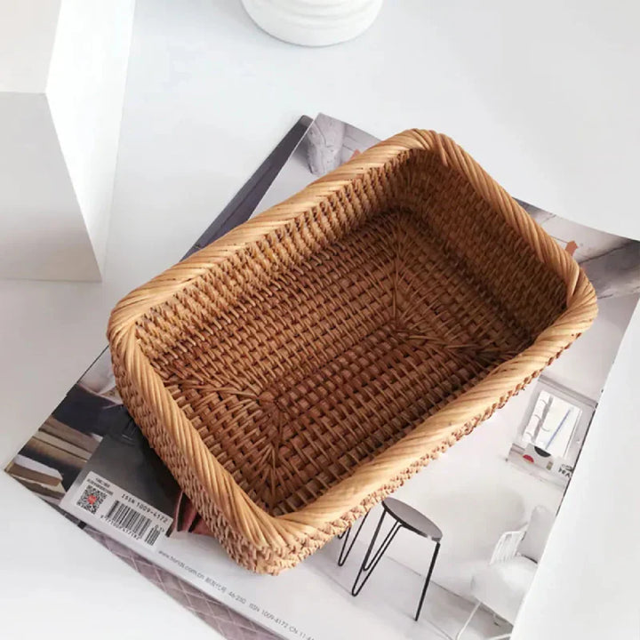 Luvikno | Håndvevd Rattan Pilkurv for Oppbevaring