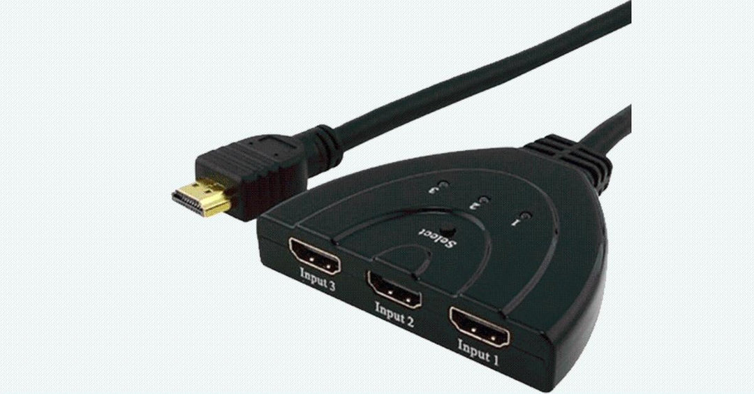 HDMI Switch 3*1 (3 In*1 Out) Splitter Switch - Gjør livet enklere! | Luvikno