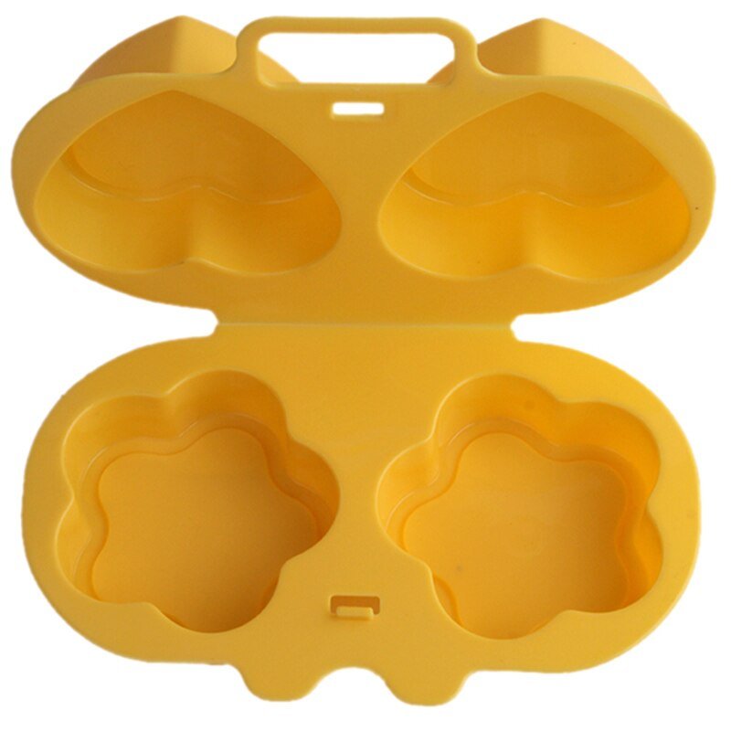 Hjerte- og Blomsterformet Egg Dampkjele Matlagingsform Egg Pocher Gadget | Luvikno