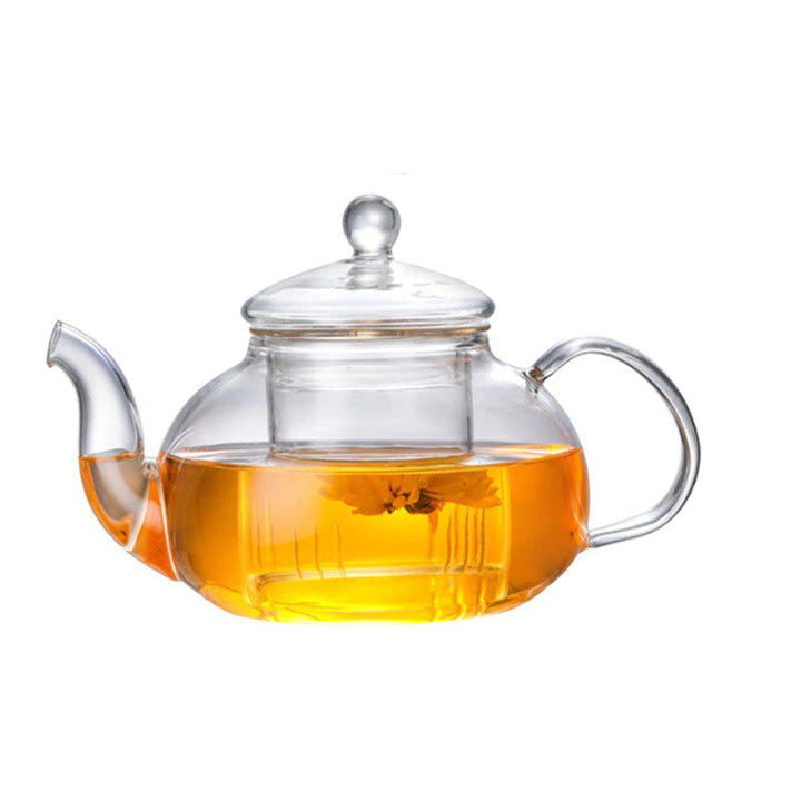 Varmebestandig klar borosilikatglass tekanne Klar japansk stil tekanne infuser | Luvikno
