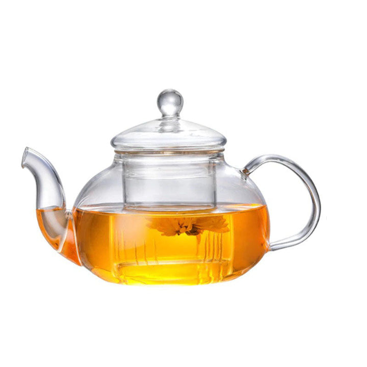 Varmebestandig klar borosilikatglass tekanne Klar japansk stil tekanne infuser | Luvikno