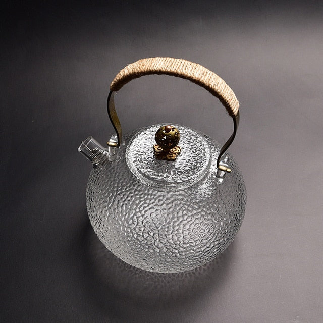 Varmebestandig glass tekanne tefilter tesett kettle kaffete pot | Luvikno