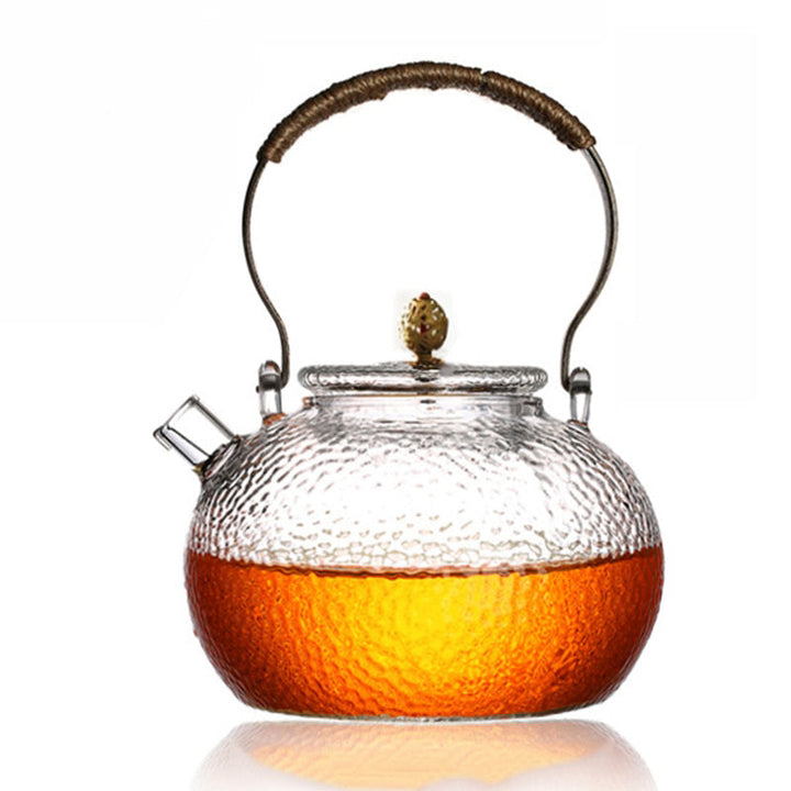 Varmebestandig glass tekanne tefilter tesett kettle kaffete pot | Luvikno