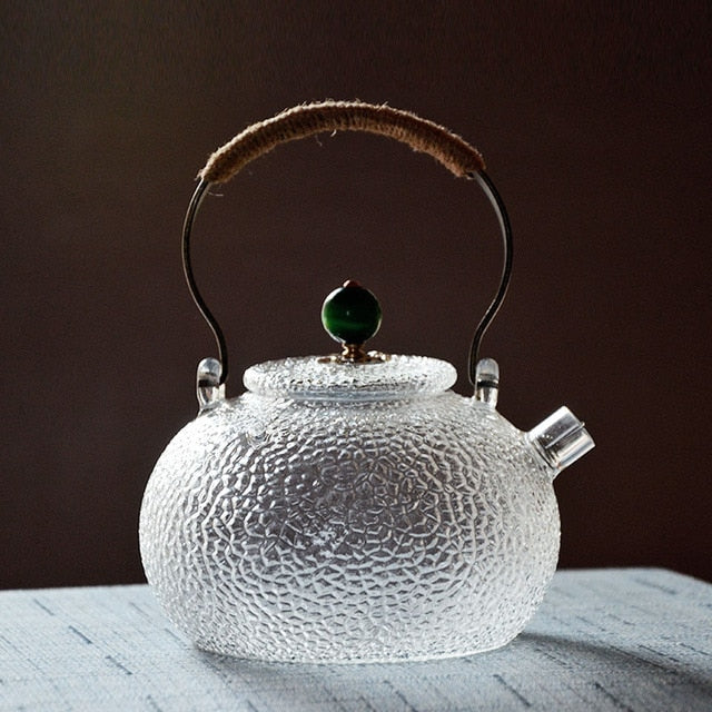 Varmebestandig glass tekanne tefilter tesett kettle kaffete pot | Luvikno