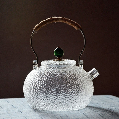 Varmebestandig glass tekanne tefilter tesett kettle kaffete pot | Luvikno
