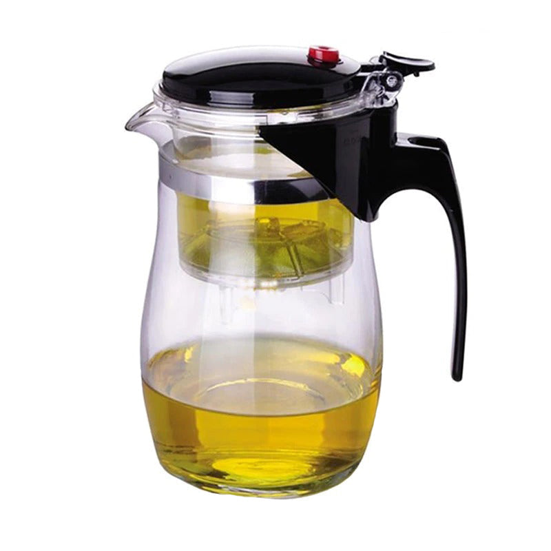 Varmebestandig glass tekanne med teinfuserfilter kjele teapot | Luvikno