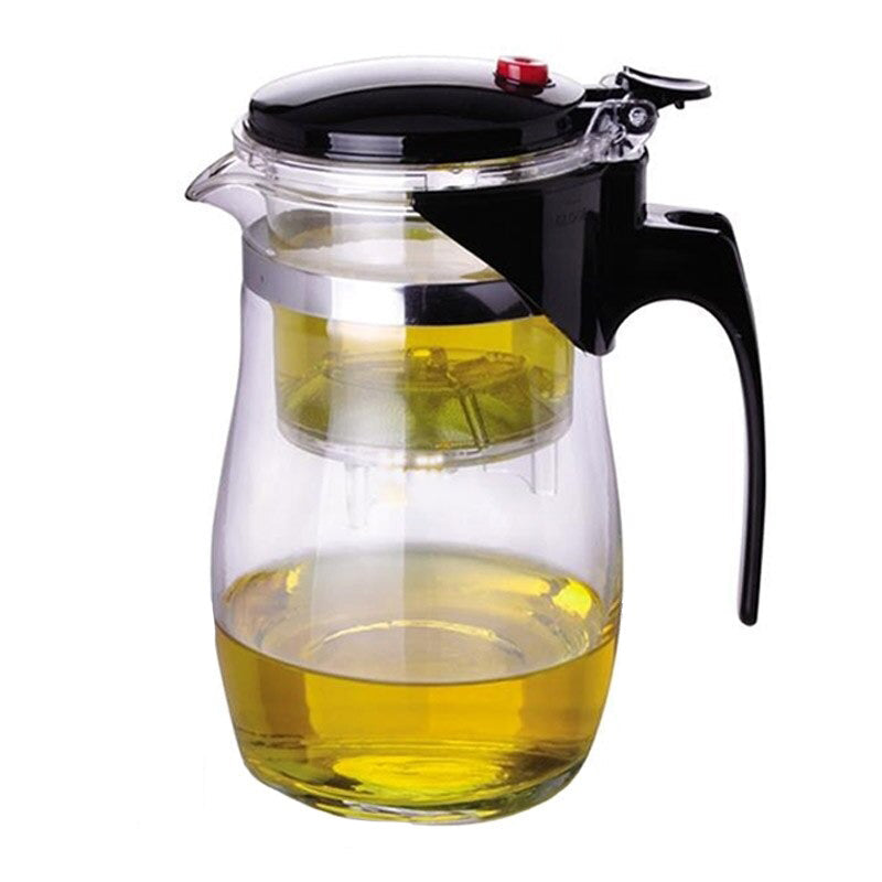 Varmebestandig glass tekanne med teinfuserfilter kjele teapot | Luvikno