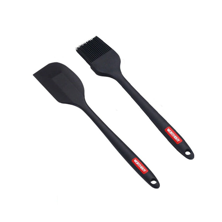 Varmeresistente Non-Stick Silikon Kjøkkenredskaper Sett For Bakemiks Spatelsett | Luvikno