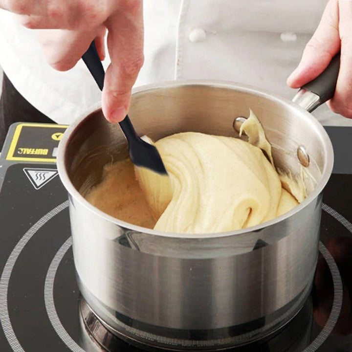 Varmeresistente Non-Stick Silikon Kjøkkenredskaper Sett For Bakemiks Spatelsett | Luvikno