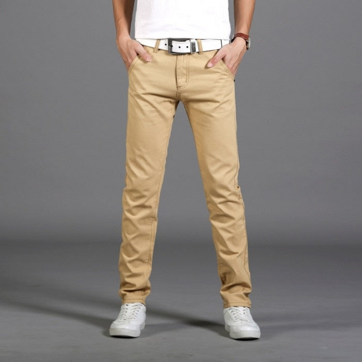 Luvik | Miesten Chino-housut Regular Fit Kangashousut