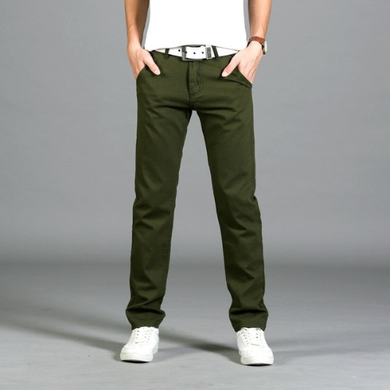 Luvik | Miesten Chino-housut Regular Fit Kangashousut