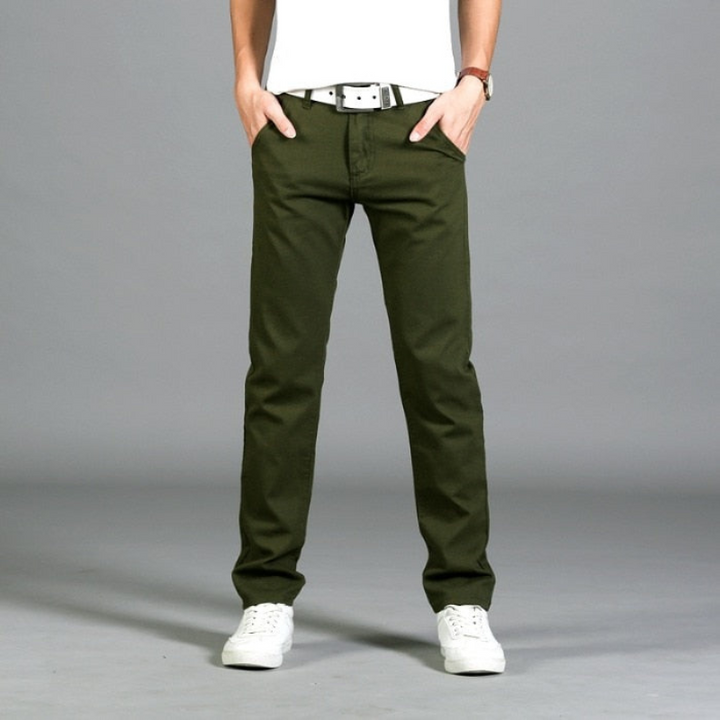 Luvik | Miesten Chino-housut Regular Fit Kangashousut