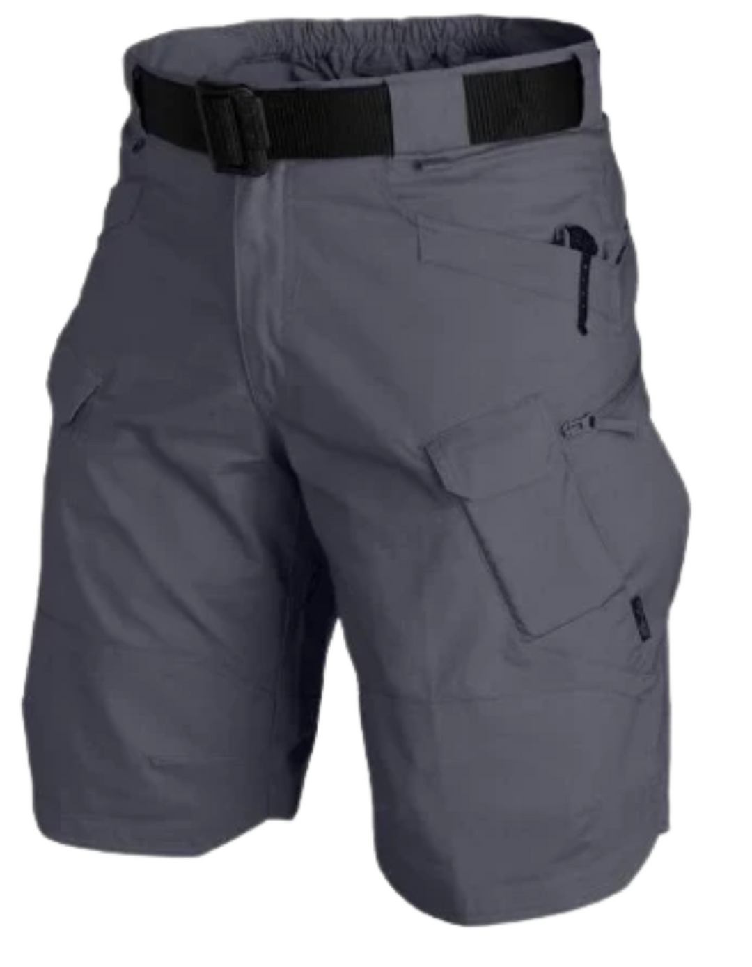 Luvik | Miesten Mukavat Cargo Shorts Musta